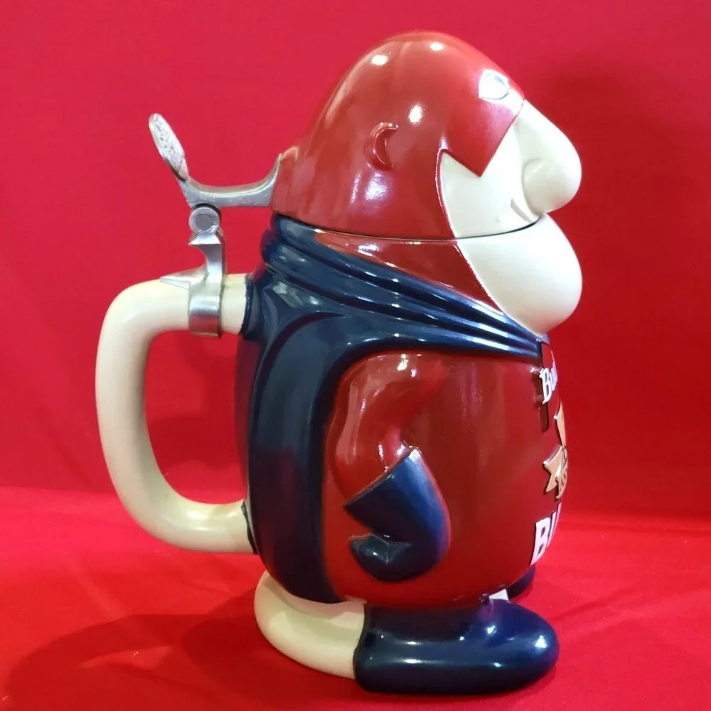 Budweiser Bud Man 30th Anniversary Beer Stein 1999